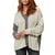 Knot Sisters Molly Cardigan Sweater - Women's Heather Grey Combo