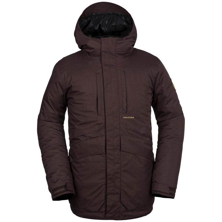 Volcom Fifty Fifty Insulated Jacket Black Red