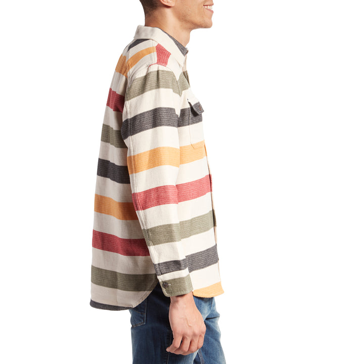 Pendleton Blanket Stripe Overshirt Glacier Stripe