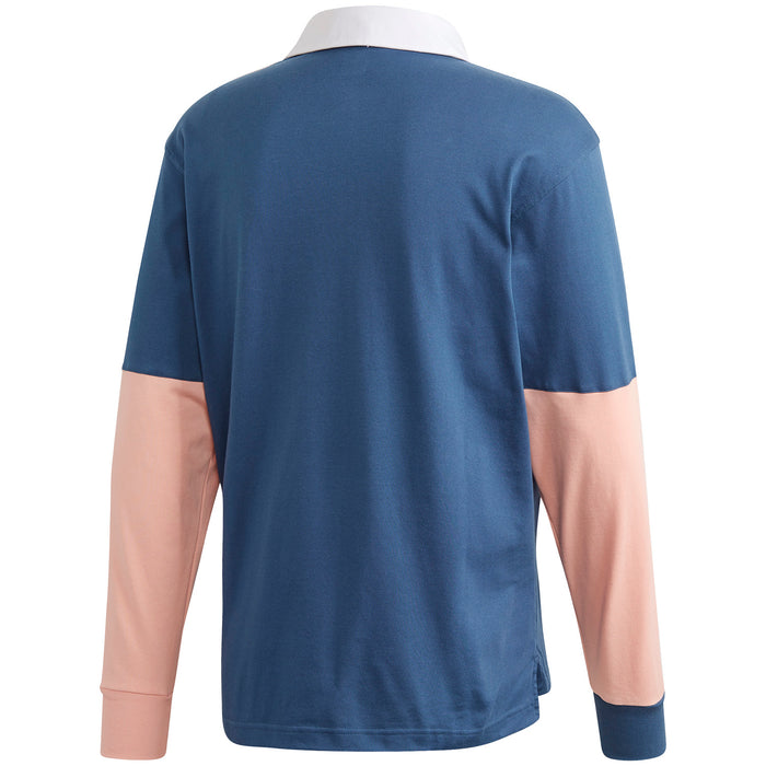 Adidas x Nora Vasconcellos Long-Sleeve Polo - Women's Night Marine/Glow Pink/White