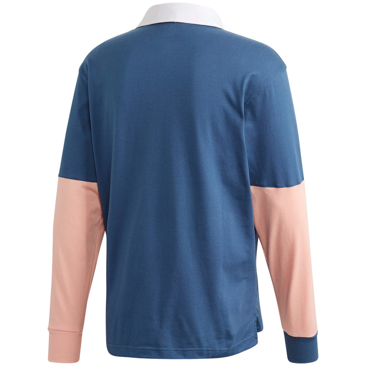 Adidas x Nora Vasconcellos Long-Sleeve Polo - Women's Night Marine/Glow Pink/White