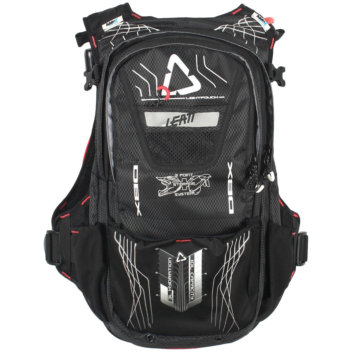 Leatt DBX Cargo 3.0 Hydration Backpack Blk/Wht/Red