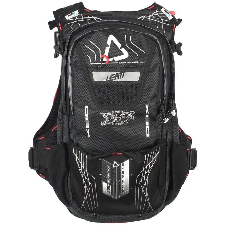 Leatt DBX Cargo 3.0 Hydration Backpack Blk/Wht/Red