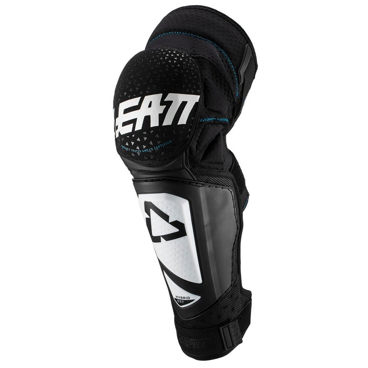 Leatt 3DF Hybrid EXT Knee and Shin Guards Blk/Wht