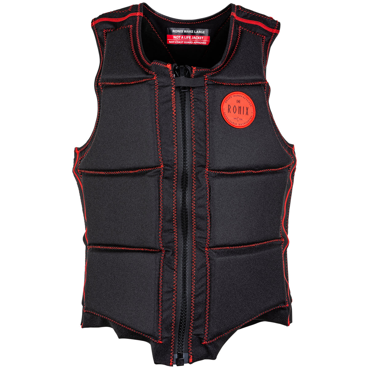 Ronix Coral Athletic Cut Impact Wake Vest - Women's 2020 Black/Purple