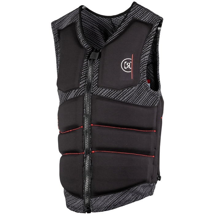 Ronix One Custom Fit BOA Impact Wake Vest 2021 Charcoal/Red