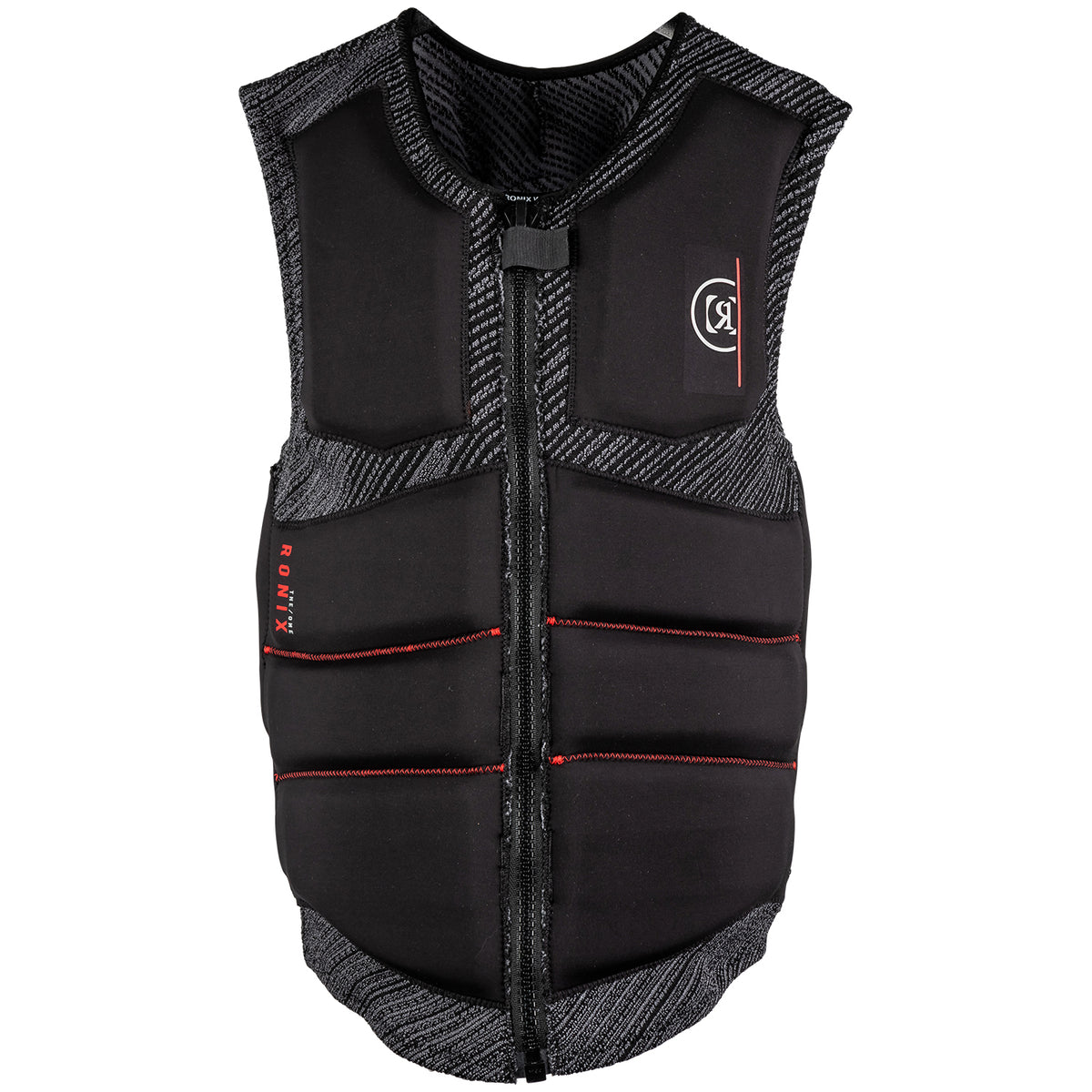 Ronix One Custom Fit BOA Impact Wake Vest 2021 Charcoal/Red