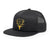 Roark Stag Trucker Hat Black