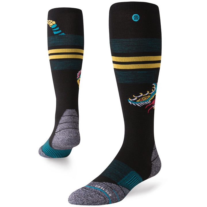 Stance Snake Bite Snow Socks Black