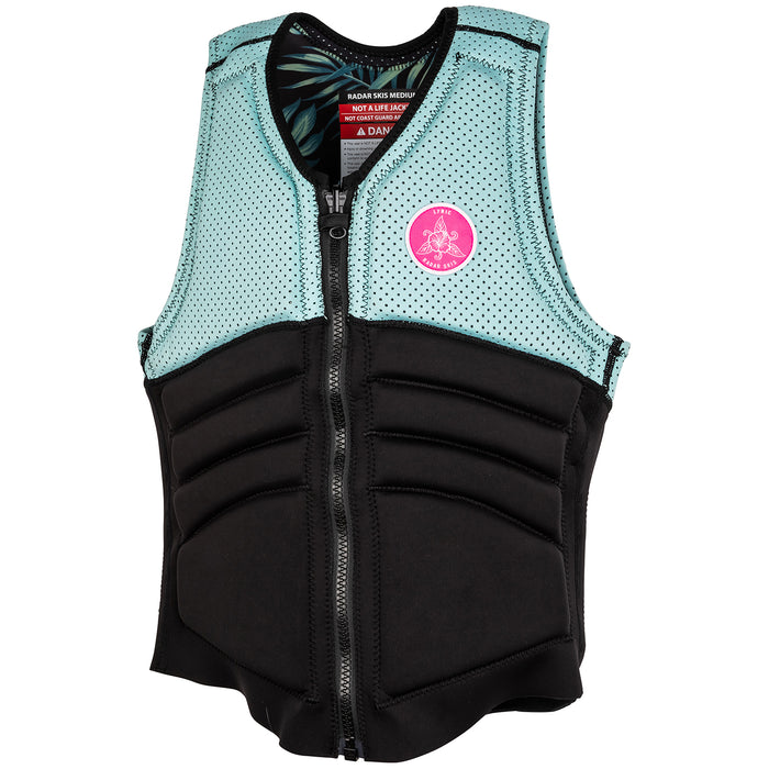 Radar Lyric Reversible Impact Water Ski Vest - Women's 2020 Black/Blue Sky/Tropical