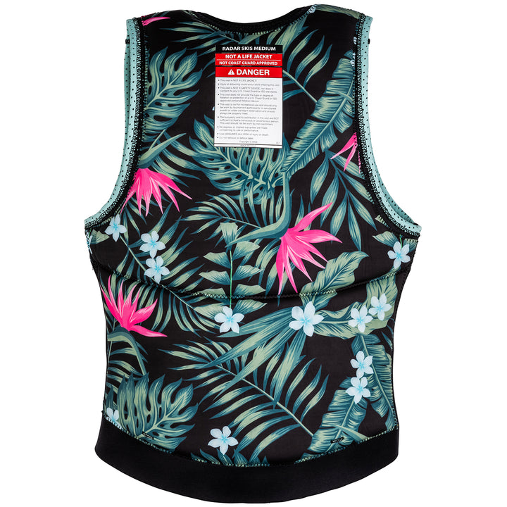 Radar Lyric Reversible Impact Water Ski Vest - Women's 2020 Black/Blue Sky/Tropical