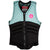 Radar Lyric Reversible Impact Water Ski Vest - Women's 2020 Black/Blue Sky/Tropical