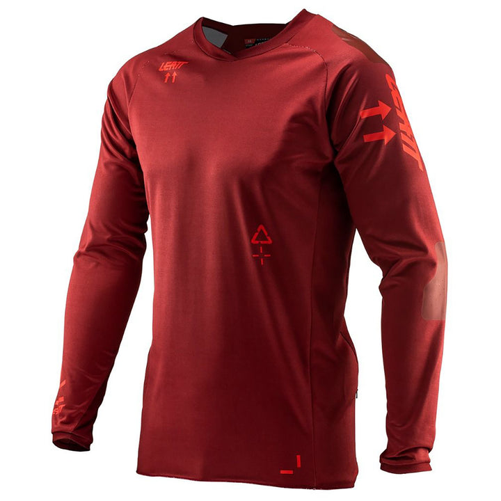 Leatt DBX 5.0 All Mountain Jersey Ruby