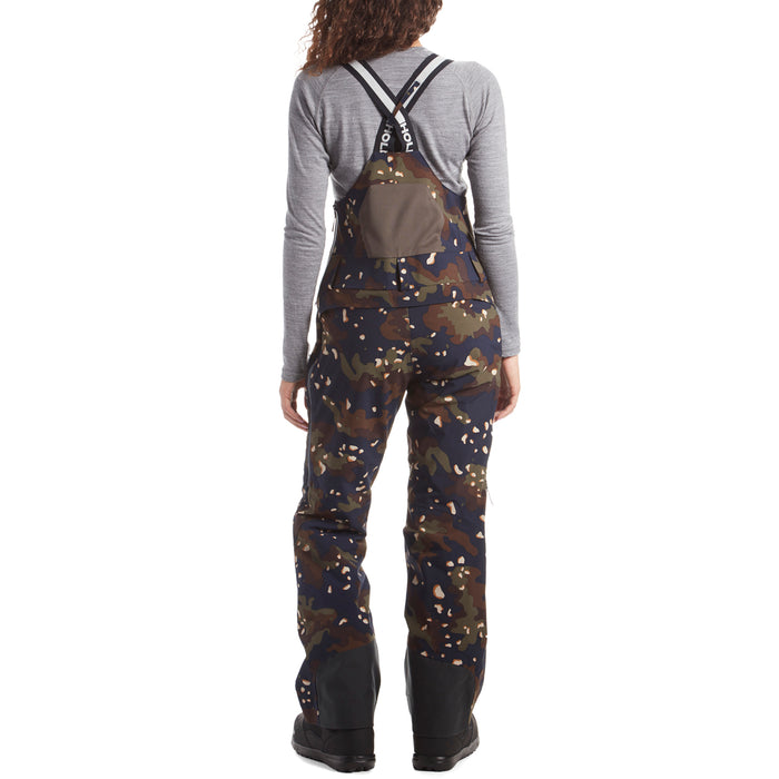 Holden Sierra Bibs - Women's Navy Chocolate Chip Camo
