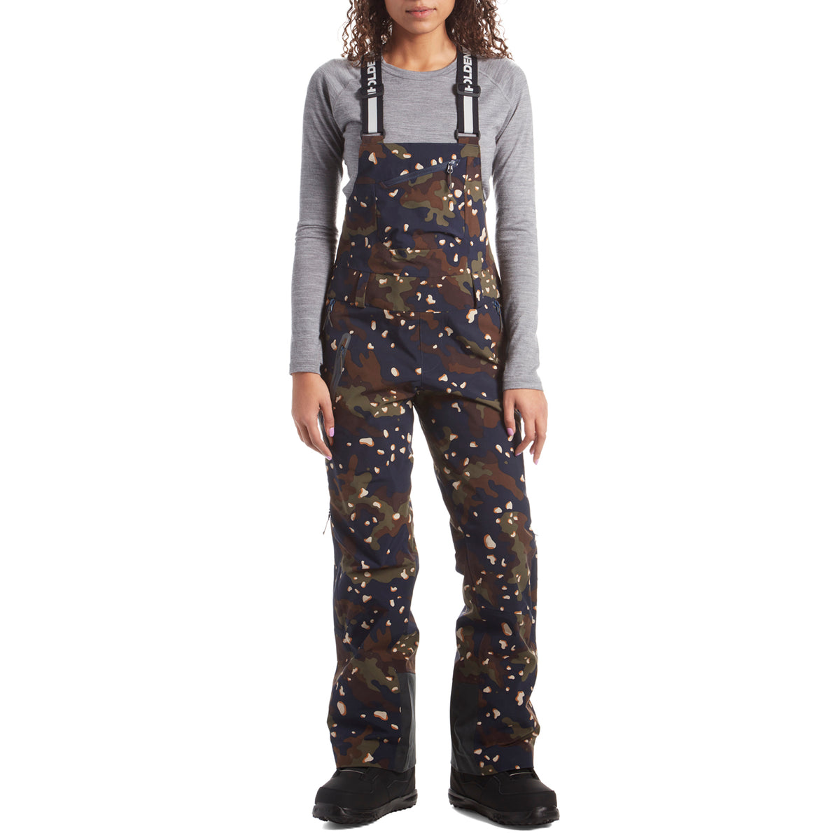 Holden Sierra Bibs - Women's Navy Chocolate Chip Camo