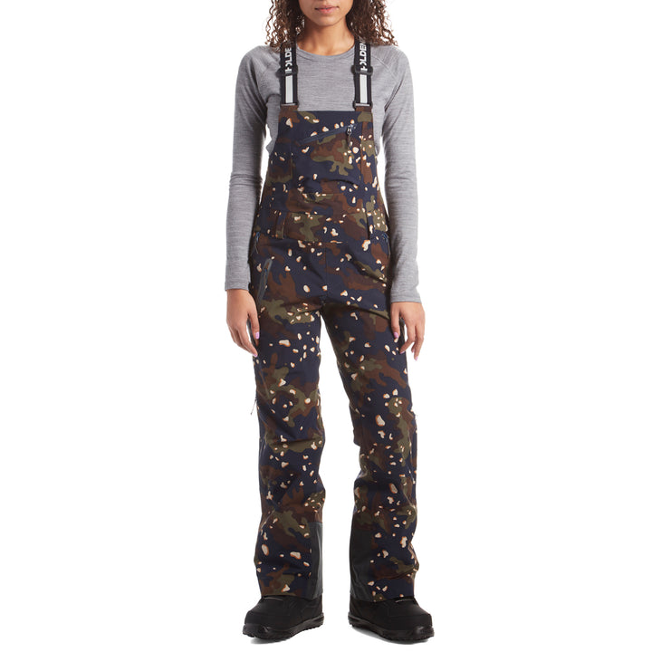 Holden Sierra Bibs - Women's Navy Chocolate Chip Camo