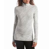 Icebreaker 250 Vertex Long Sleeve Half Zip Top - Women's Snow Storm Snow::Snow Storm Snow