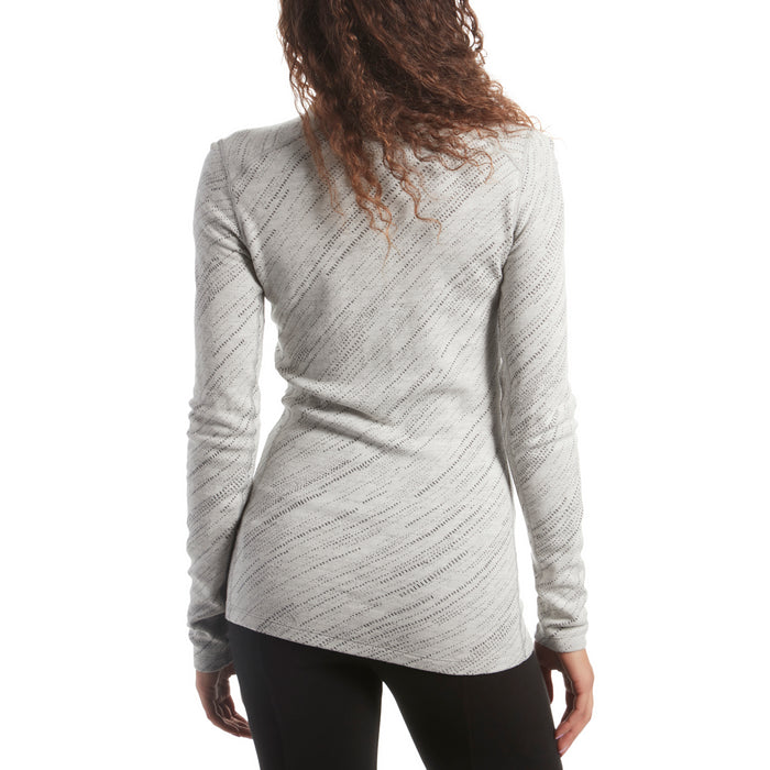 Icebreaker 250 Vertex Long Sleeve Half Zip Top - Women's Snow Storm Snow