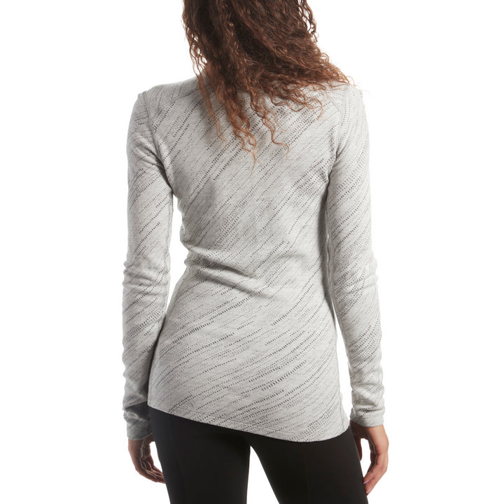 Icebreaker 250 Vertex Long Sleeve Half Zip Top - Women's Snow Storm Snow