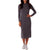 Rhythm Oxford Dress - Women's Charcoal