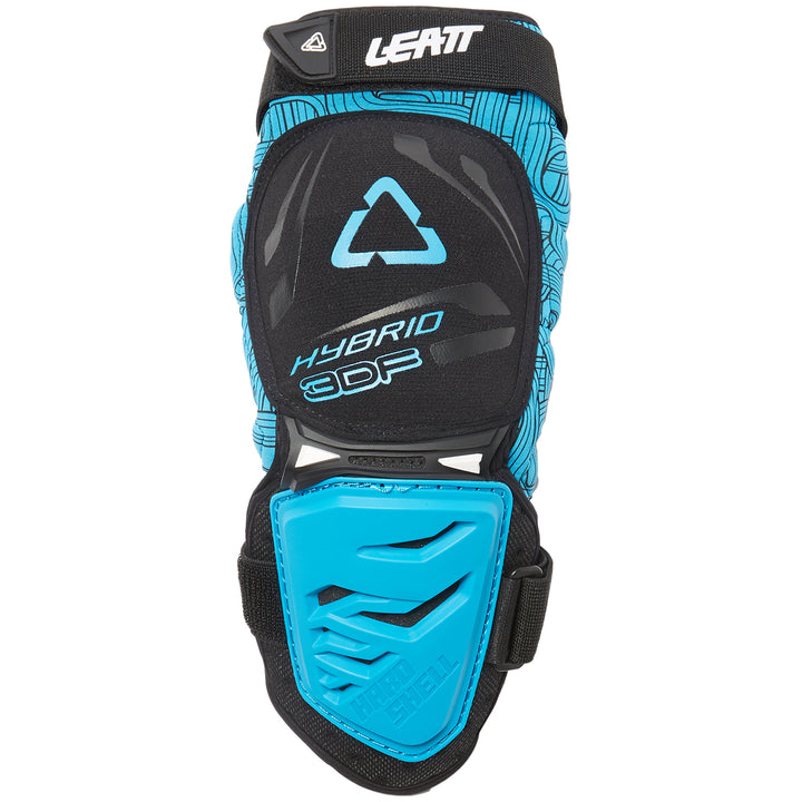 Leatt 3DF Hybrid Knee Guards Blk/Blu