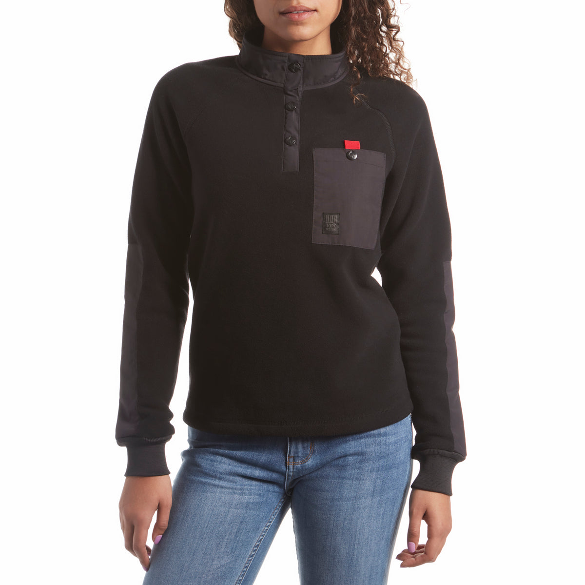 Topo Designs Mountain Fleece - Women's Black
