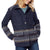 Pendleton Harding Western Horizons Coat - Women's Navy Harding Stripe Jacquard