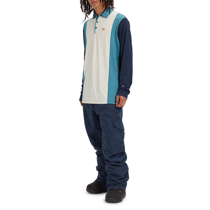 Burton Retro Midweight Polo Almond Milk Multi