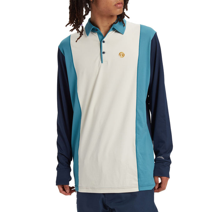 Burton Retro Midweight Polo Almond Milk Multi