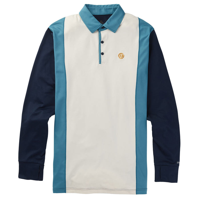 Burton Retro Midweight Polo Almond Milk Multi