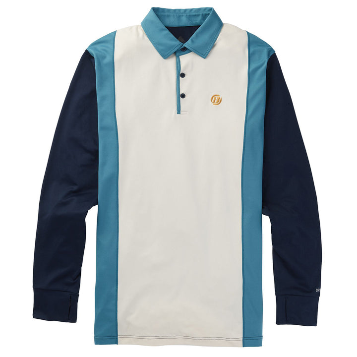 Burton Retro Midweight Polo Almond Milk Multi