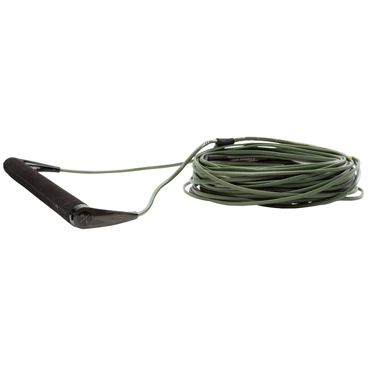 Hyperlite Riot Pro Wakeboard Handle + Adjustable Flat Line Black/Green