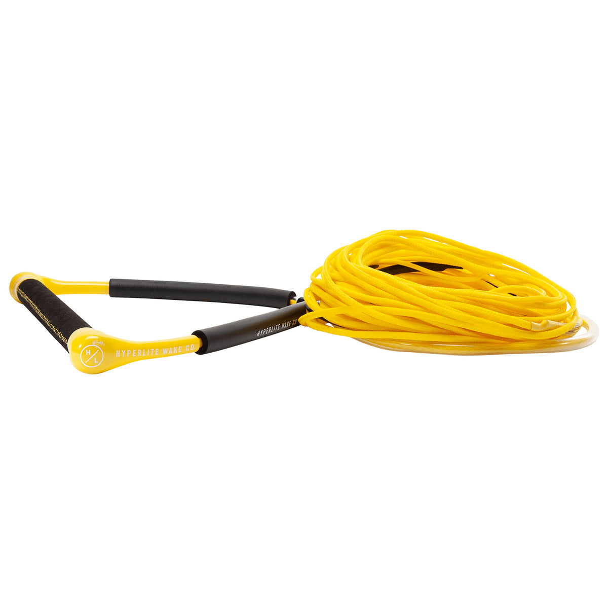 Hyperlite CG Wakeboard Handle + 70 ft Fuse Line Yellow