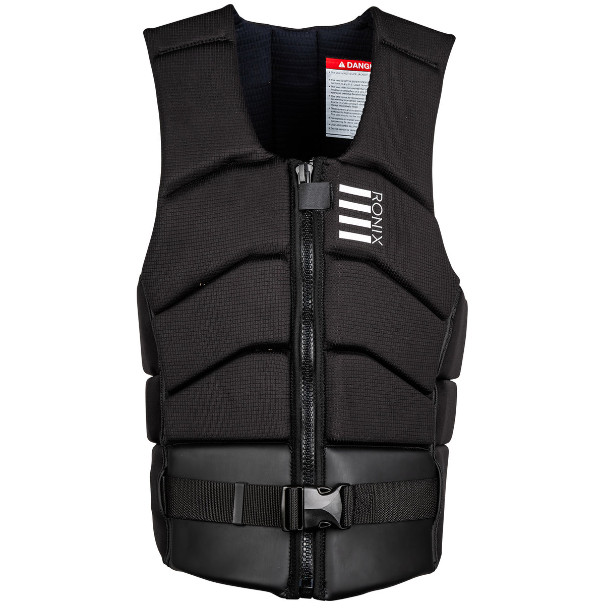 Ronix Kinetik Armor Foam Impact Wake Vest 2021 Black/White