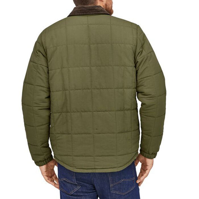 Patagonia Isthmus Quilted Shirt Jacket Industrial Green