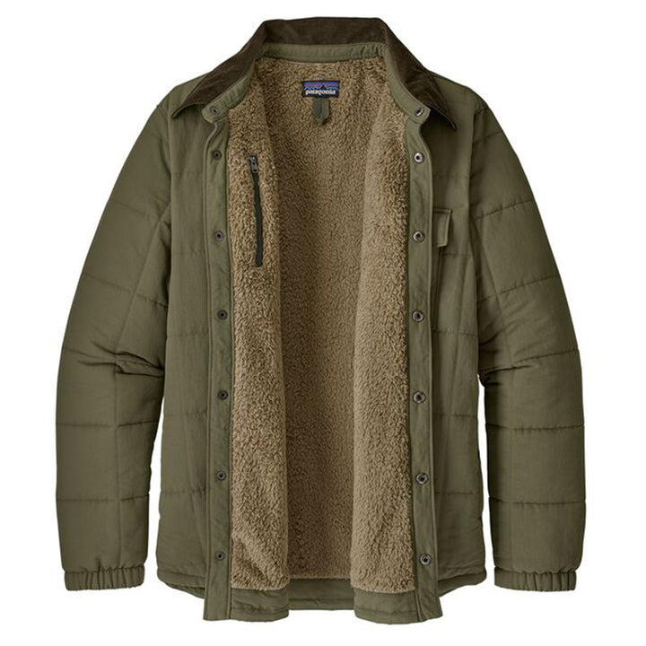 Patagonia Isthmus Quilted Shirt Jacket Industrial Green