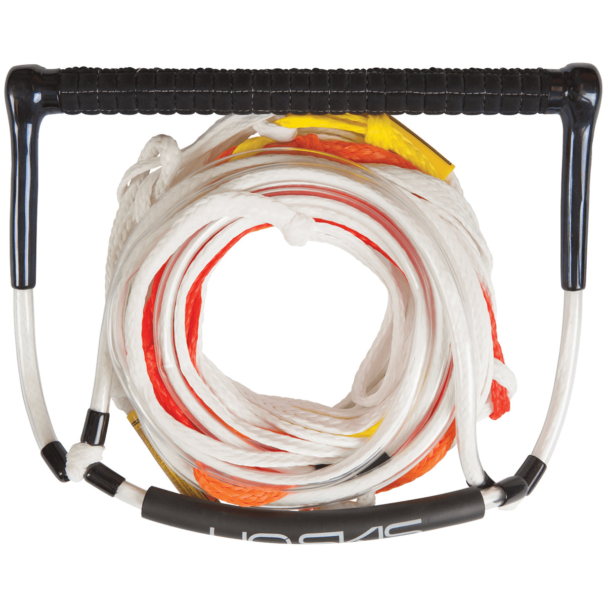 HO Elite Deep V Handle + 70 ft Water Ski Mainline Black/White