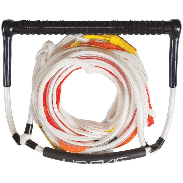 HO Elite Deep V Handle + 70 ft Water Ski Mainline Black/White
