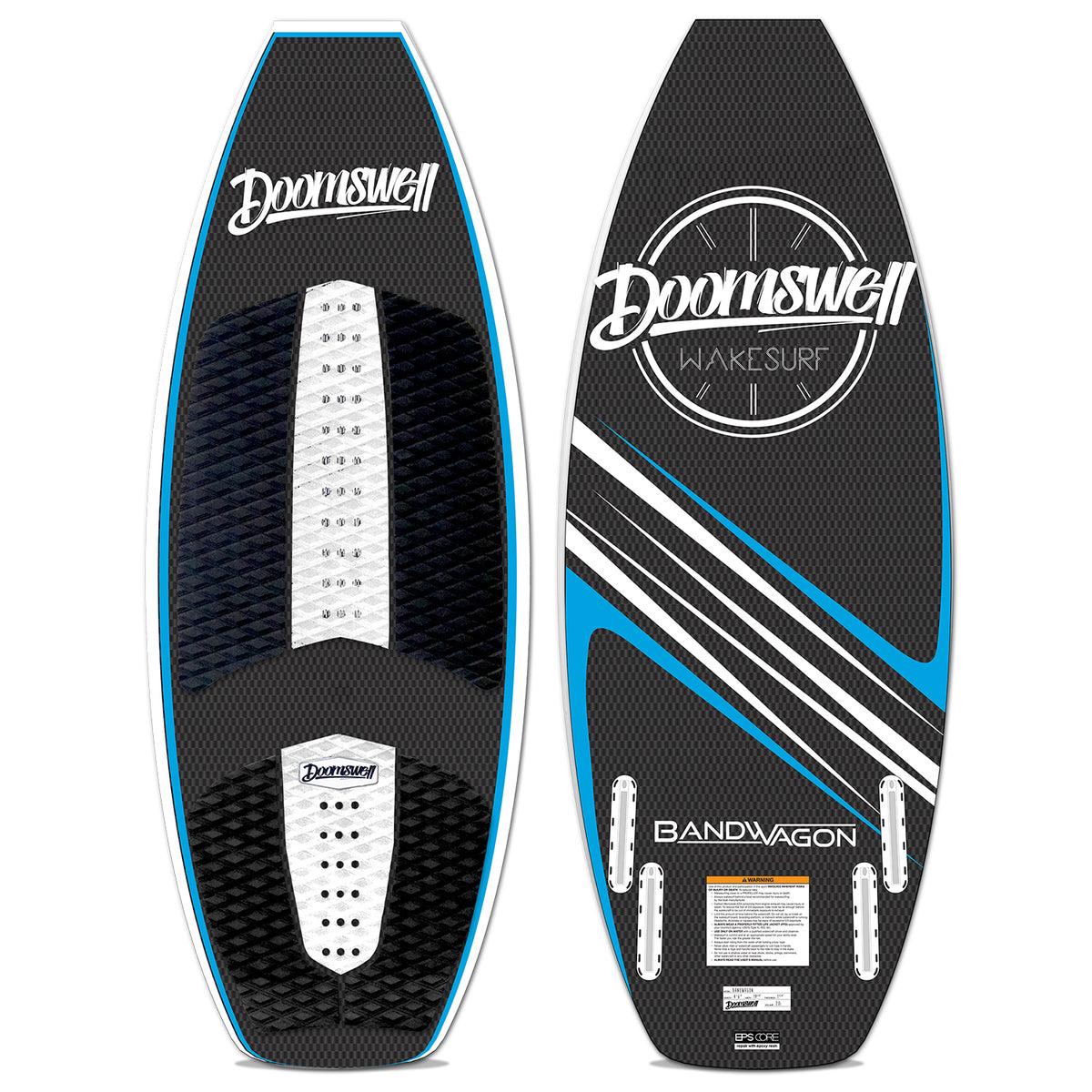 Doomswell Bandwagon Wakesurf Board 2020 Carbon