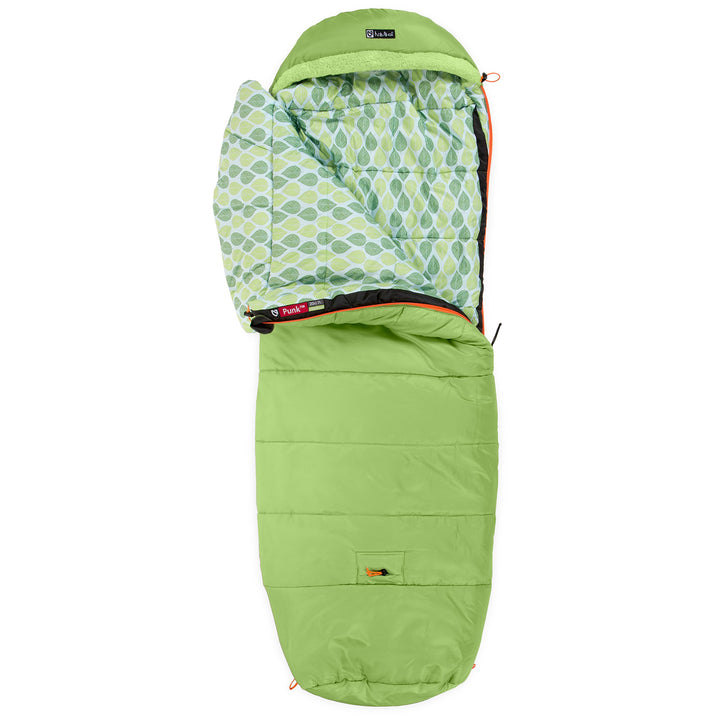 Nemo Punk 20 Sleeping Bag - Little Kids' Sprout/Birch Leaf