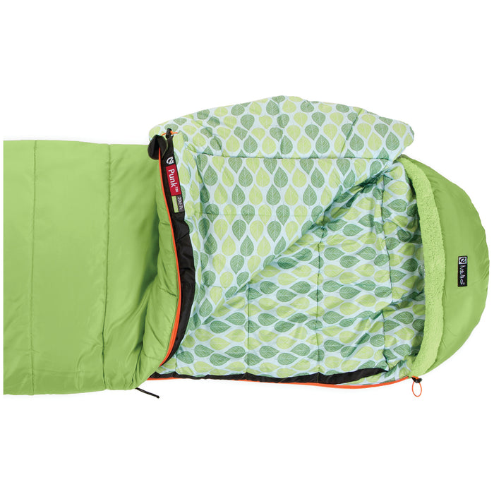 Nemo Punk 20 Sleeping Bag - Little Kids' Sprout/Birch Leaf