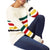 Pendleton Glacier Stripe Merino Sweater - Women's Antique White Multi