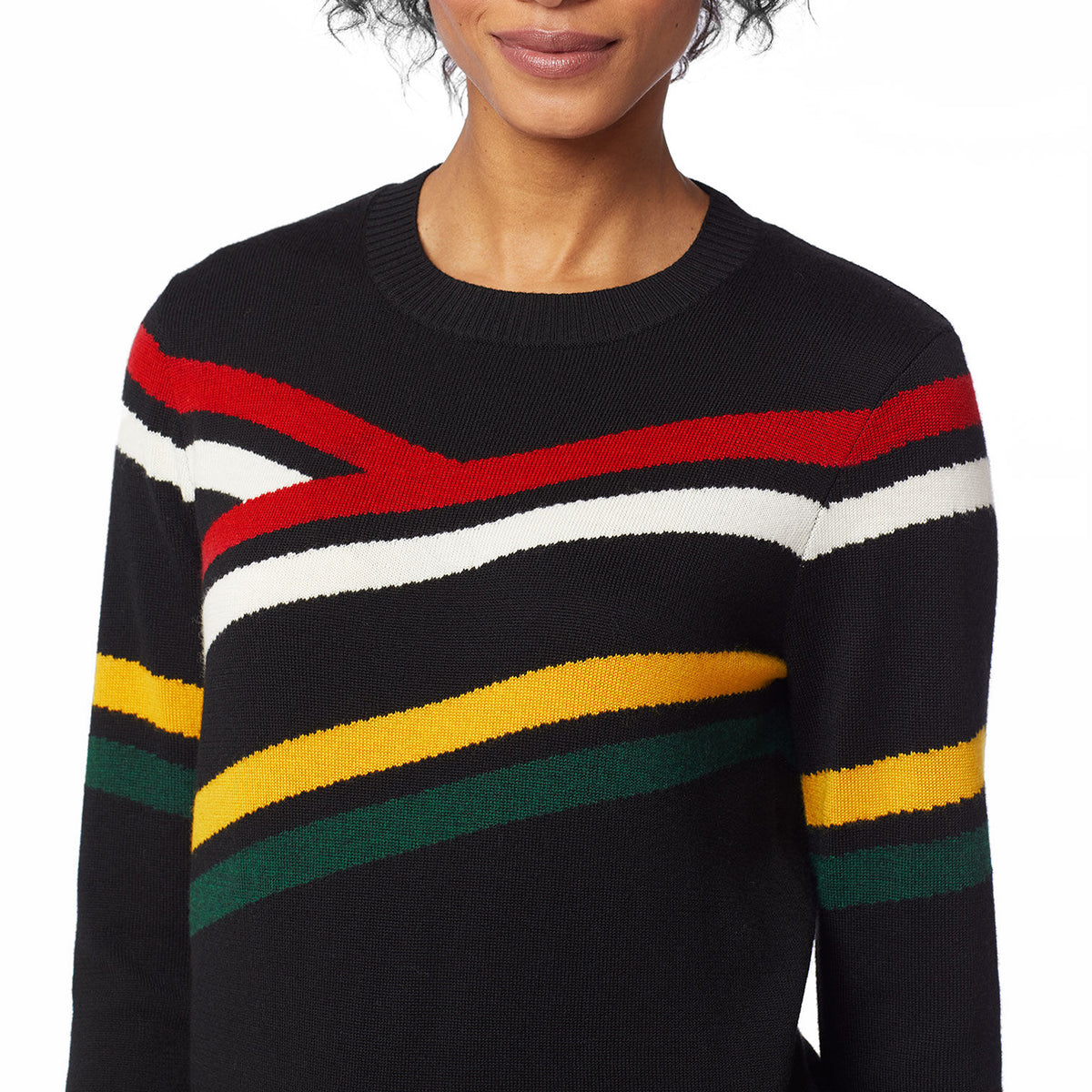 Pendleton Glacier Slopes Merino Sweater - Women's Black Multi