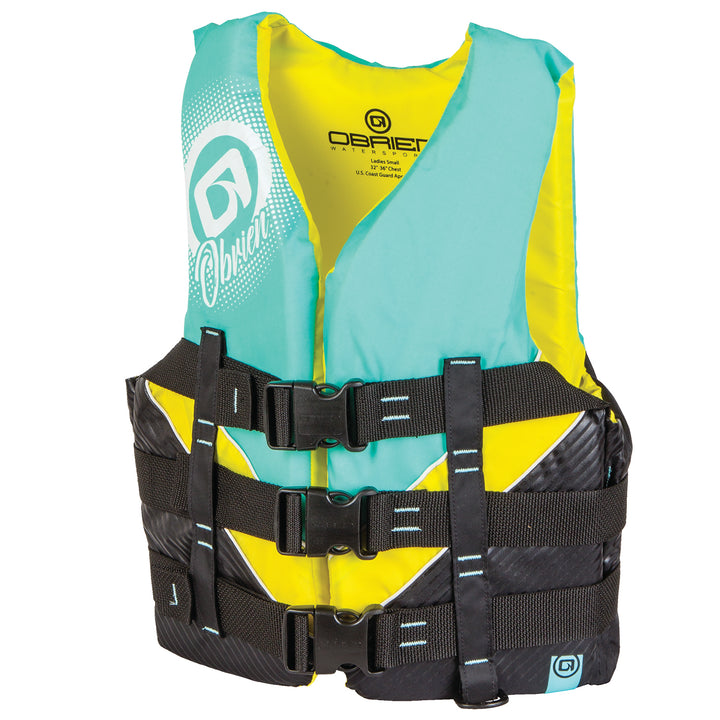 Obrien 3-Belt Pro Neo CGA Wake Vest - Women's 2023 Yellow