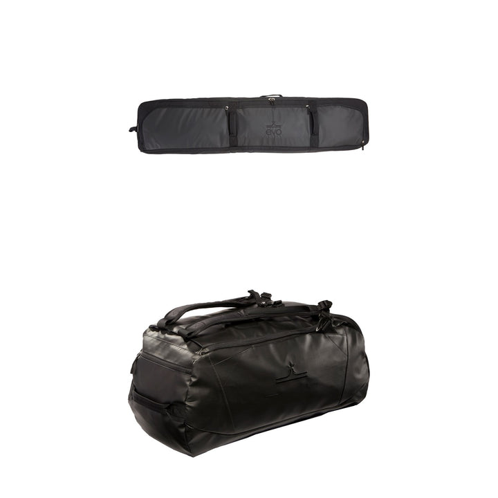 evo Roller Snowboard Bag + evo Deluxe 65L Duffel