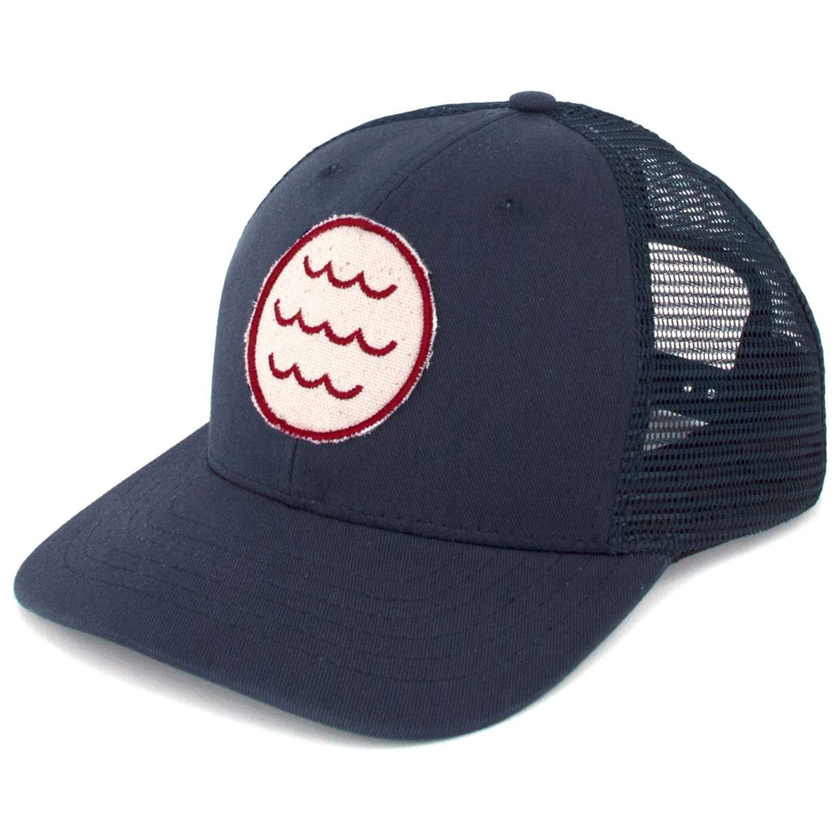 Mollusk Wave Patch Trucker Hat Navy