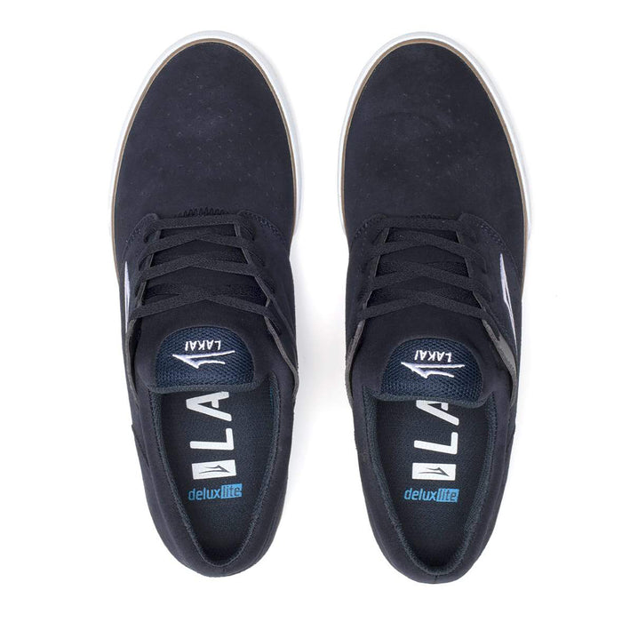 Lakai Fremont Vulc Shoes Navy Suede