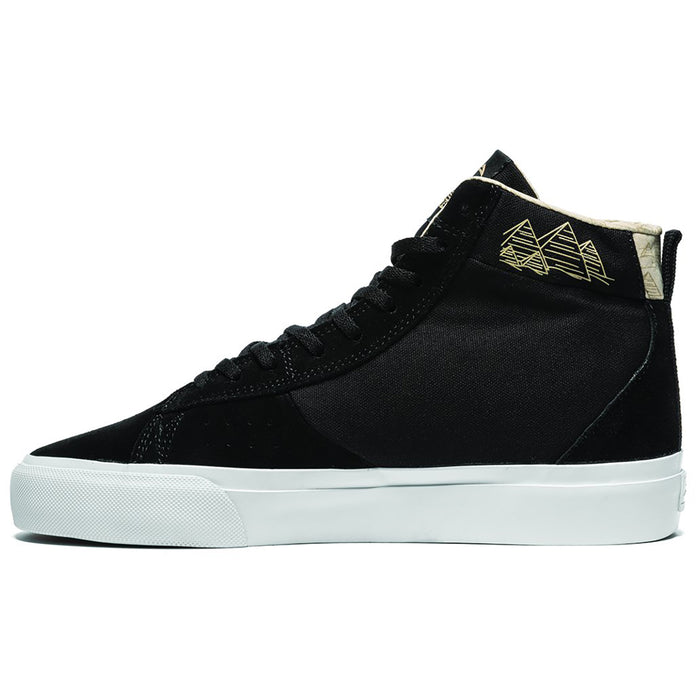 Lakai Newport Hi Shoes Black Suede/Sand Suede (Theories)