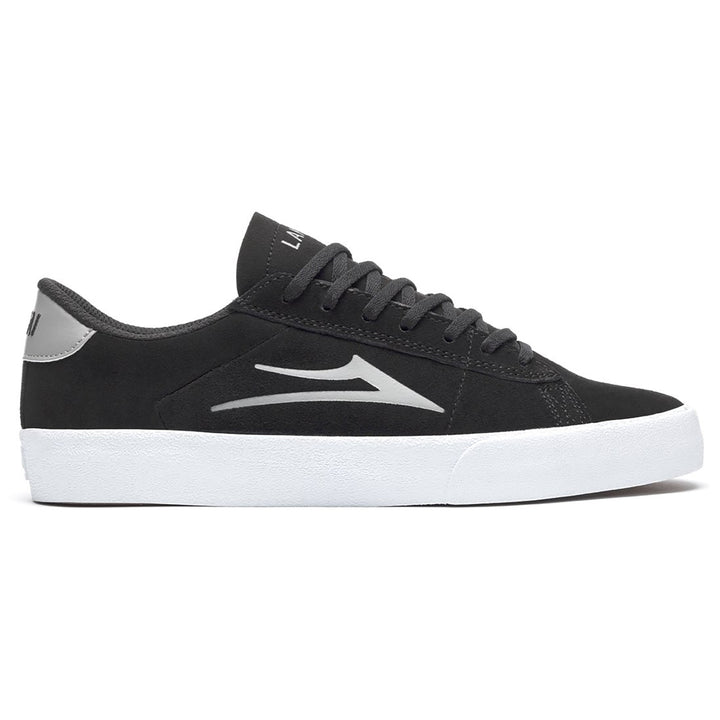 Lakai Newport Shoes Black/Light Grey Suede