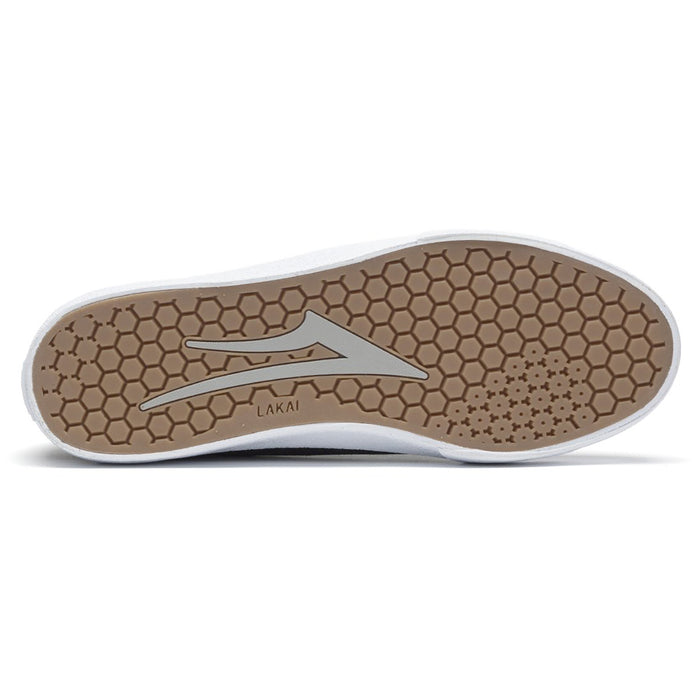 Lakai Newport Shoes Black/Light Grey Suede